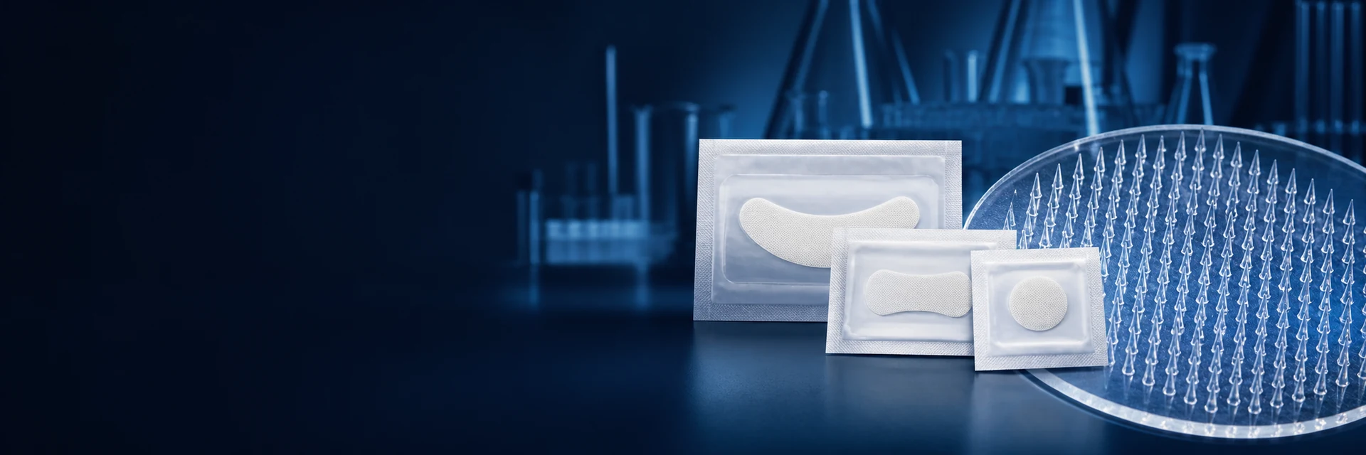 Custom cosmetic dissolvable microneedle patch formats